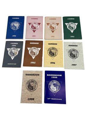 Smoky Mountains Hiking Club 1990-1999 Handbook Lot Vintage Knoxville TN SMHC